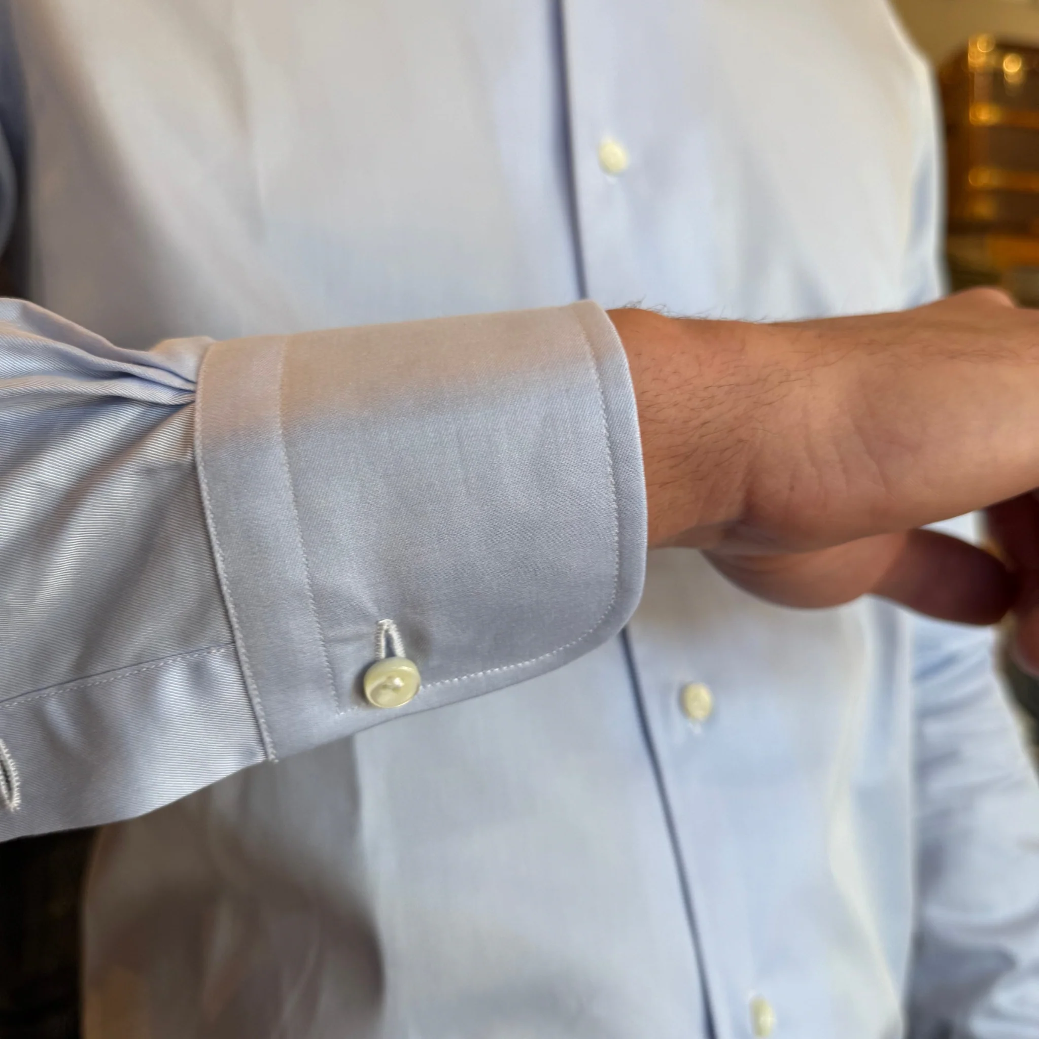 Cotton blind button down shirt - Image 7